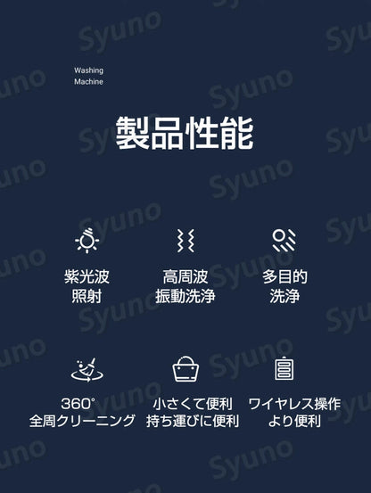 🔵✨ 最新ブルーレイ超音波クリーナー – 簡単＆強力洗浄！💎🕶️